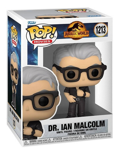 Funko Pop! Dr. Ian Malcolm 62224 De La Colección Jurassic World Dominion Figura De Accion #1213