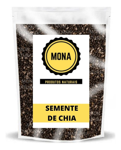 Semente De Chia - 500g - Naturais Mona