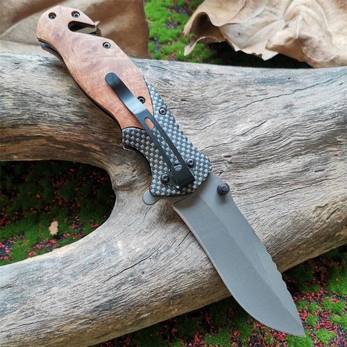 Cuchillo Plegable Multiusos Para Acampar Al Aire Libre Con M