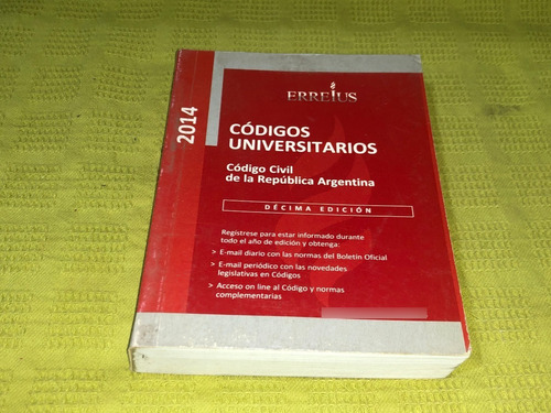 Código Universitario / 2014 - Erreius