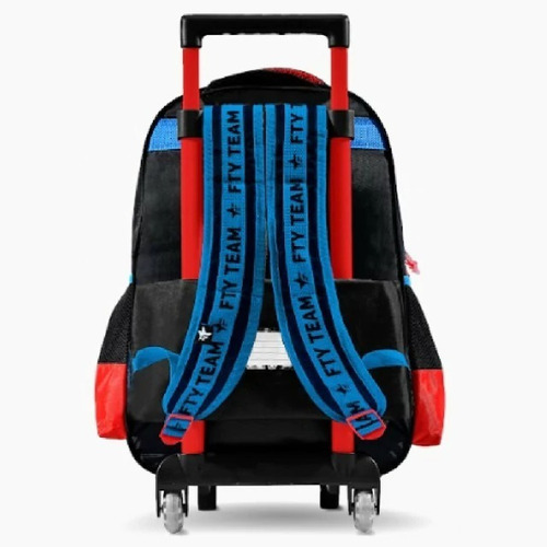 Imagen 3 de 6 de Mochila Carro 18 PuLG Escolar Futbol Pelota Footy C/ Luz Led
