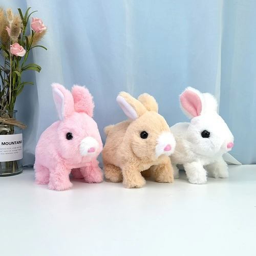Peluche Electrónico Walking Wiggle Con Forma De Conejo