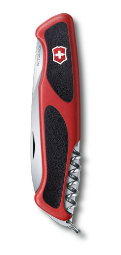 Imagen 2 de 6 de Navaja Ranger Grip 68 11 Funciones Rojo/negro Victorinox