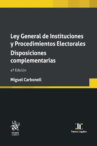 Libro: Ley General De Instituciones Y Procedimientos Elector
