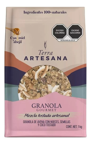 Granola De Avena Con Nueces Miel De Abeja Terra Artesana 1kg