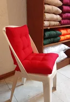 Comprar Almohadón Ag Textiles 40x40 Cm  Asiento O Respaldo Pack 4 Rojo Liso