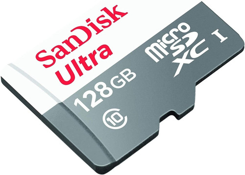 Imagem 3 de 3 de Cartão Memória Sandisk Ultra Micro Sd Xc 128gb C/ Adaptador