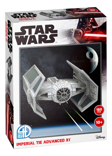Revell Imperial TIE Advanced X1 00318 Star Wars quebra-cabeça 3d 1/41