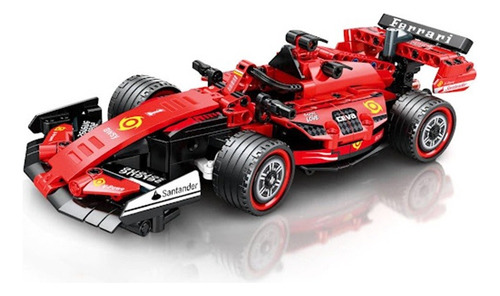 Coche De Bloques Para Armar A Radio Control Rojo