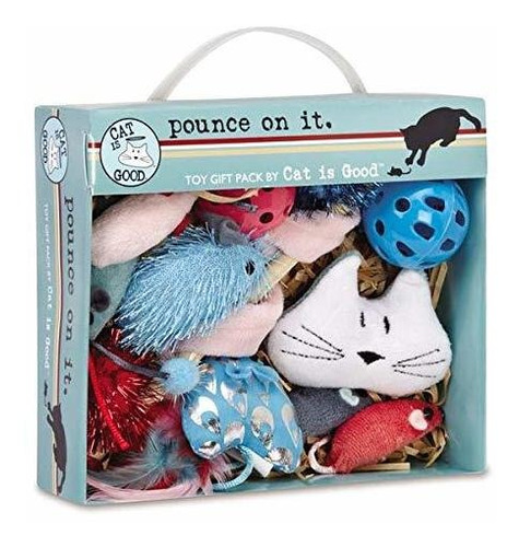 Juguete - Cat Toy Gift Packs Pounce On It Catnip Teaser Ball