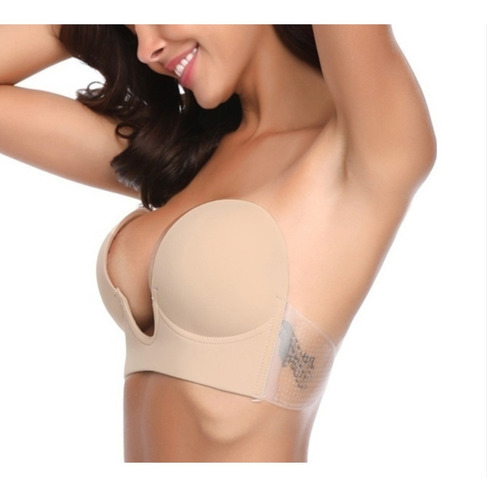 Imagen 5 de 9 de Corpiño Adhesivo Super Escote U Strapless Les Loles