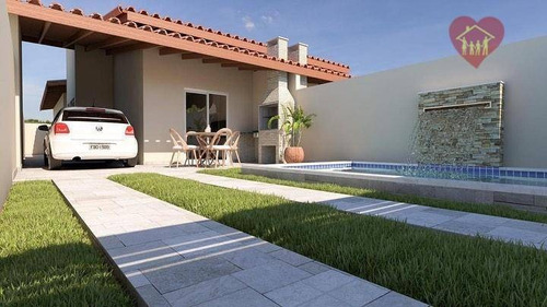 Lanc¸amento! Casa Nova Com Piscina, Pro´ximo A` Igreja De Suara~o E Apenas 2 Quadras Da Praia - Ca1006