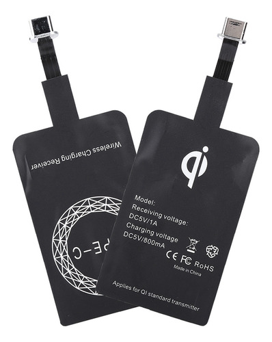 Adaptador De Cargador Inalámbrico Qi Módulo Receptor De Carg
