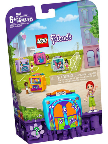Lego Friends - Cubo De Futebol Da Mia Quantidade de peças 56