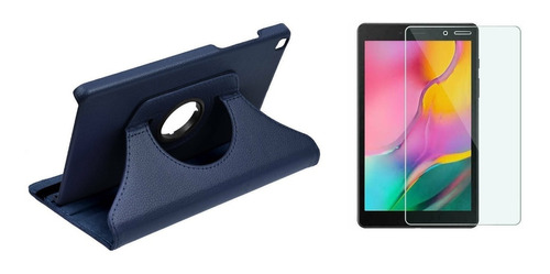 Funda Giratoria + Mica Galaxy Tab A 8.0 2019 Sm-t290 T295 