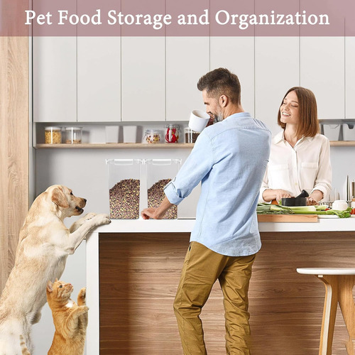 Contenedor De Almacenamiento De Comida Para Perros De 6 Libr