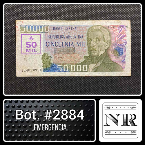 Argentina - 50.000 Austral - Año 1989 - Bot. #2884 - G | V