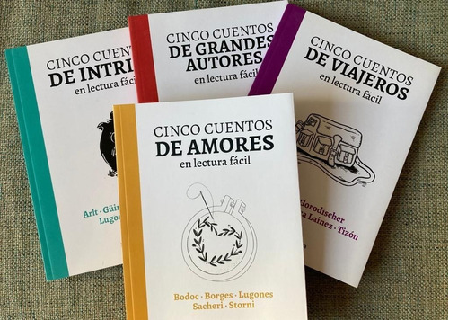 Combo Cinco Cuentos En Lectura Fácil X4