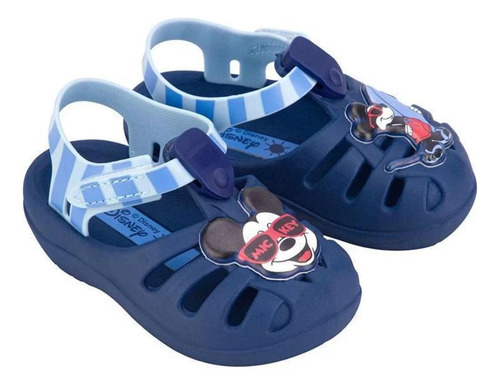 Sandália Babuche Grendene Clog Disney Mickey Minnie 22303 Az