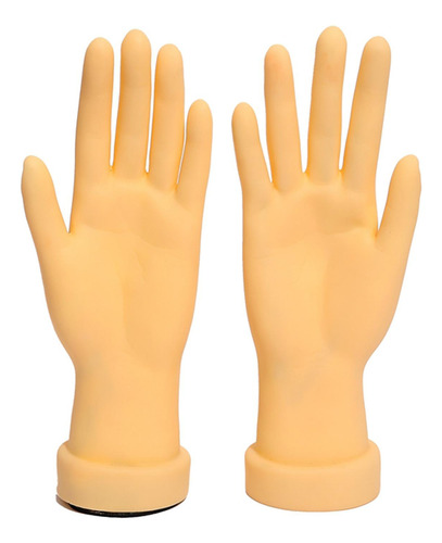 1 Par De Práctica De Uñas De Goma Flexible Flexible A Mano