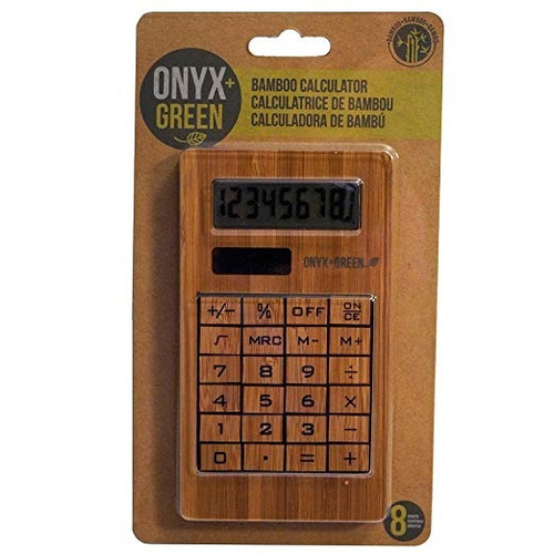 Onyx Solar Y Verde Calculadora De 8 Dígitos Desarrollado Hec