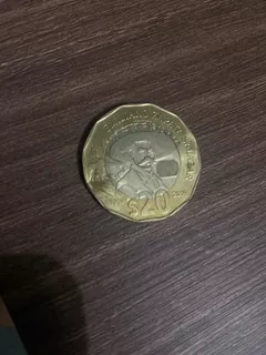 Moneda De 20 Pesos Conmemorativa De Emiliano Zapata