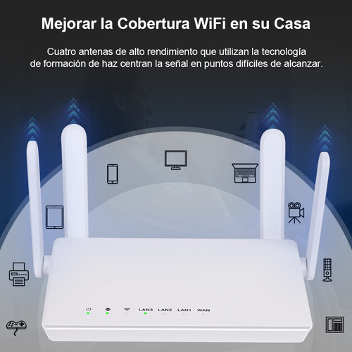Router Repetidor Wifi Mini Extender 300mbps Routers Blanco