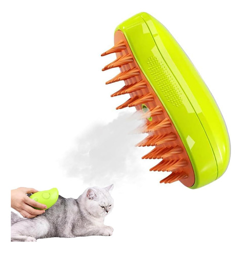 Cepillo De Vapor Para Gatos Elimina Pelo Suelto Y Enredado