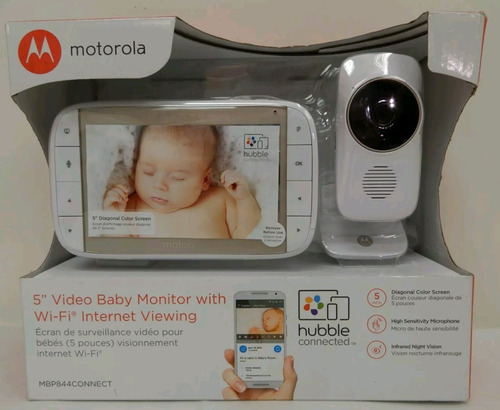 Babá Eletrônica Motorola Mbp844 Wifi E Cel - Pronta Entrega Branco