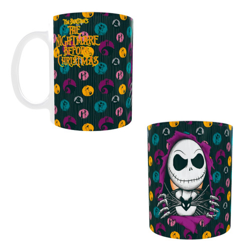 Taza Nueva Con Caja El Extraño Mundo De Jack Skellington