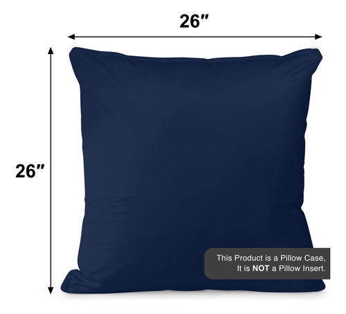 2 Protectores De Almohada Impermeables Sin Rellenos Azul Azul Marino Liso