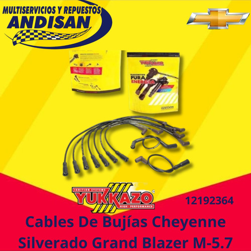 Cables Para Bujias Grand Blazer Vortec/cheyenne/silv M-5.7