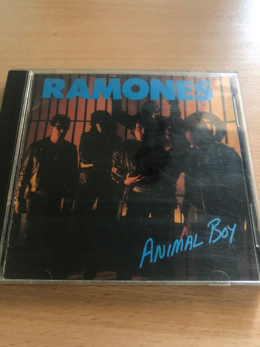 Cd Ramones Animal Boy Autografiado Por Joey Y Marky Año 1992