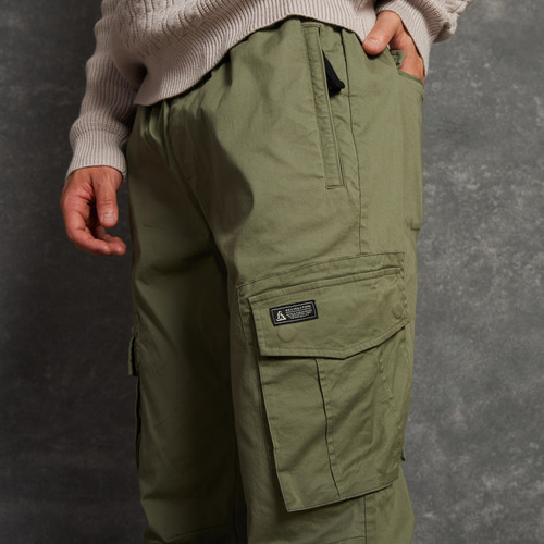 Babucha Hombre Kevingston Cargo Belton Liso Verde Seco
