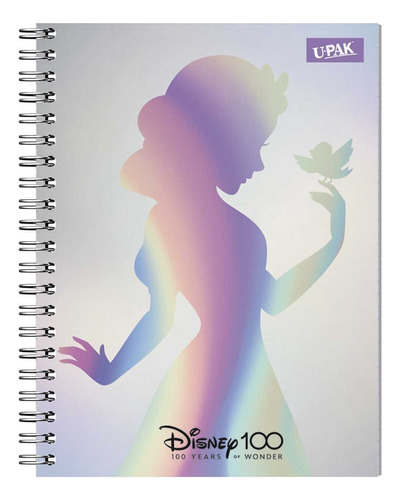 Cuaderno Disney 100 Años 200 Hojas Paquete De 2 Pz De Raya