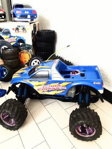 Carro Control Remoto Terra Crusher Tamiya 4x4 Monster Truck