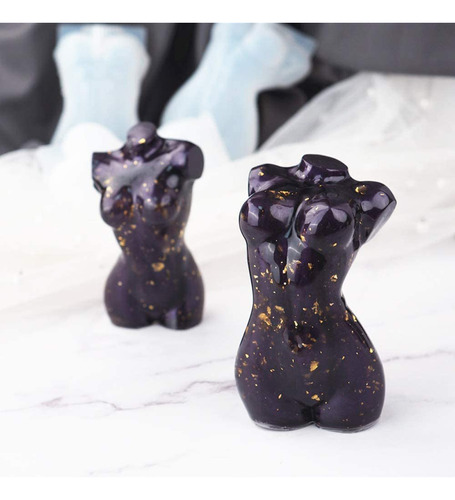 Molde De Silicona Para Velas Corporales De Varios Colores Pa