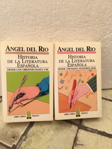 Ángel Del Río, Historia De La Literatura Española, 2 Vols.