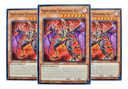 Yugi-oh! Phantasmal Summoning Beast Phni-en014 Comun