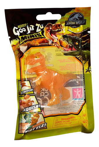 Boneco Elástico De 6cm - Mini T.rex Gold - Goo Jit Zu