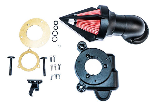 Filtro Cono Ancho Negro Para Harley Davidson Touring 103