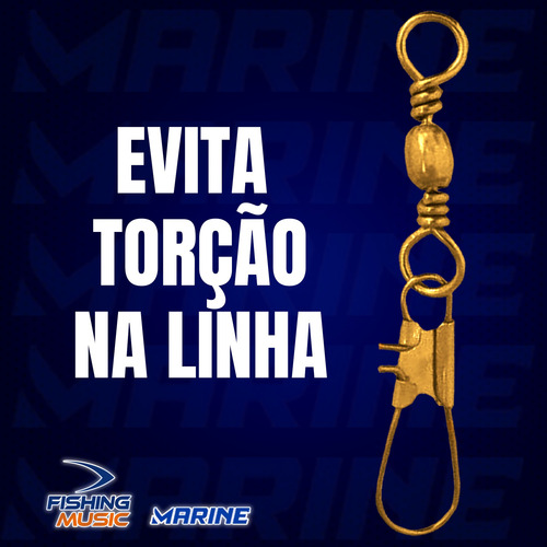Girador Bbs Gold Snap Ct 7 - 25 Unidades - Marine Sports