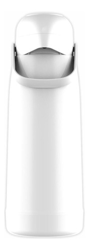 Garrafa térmica Termolar Magic Pump de vidro 1.8L branca