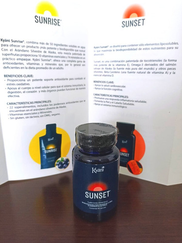 Sunset Omega 3 Kyani Suplemento Nutricional 