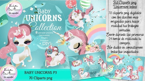 Cliparts Imagenes Png Unicornios Bebes P3