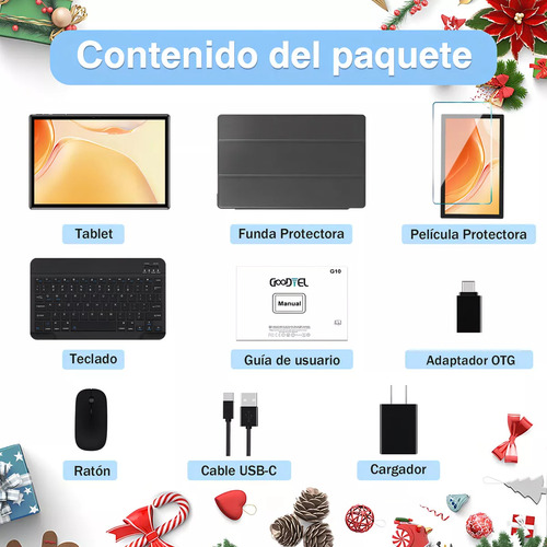 Tableta 11.6''m10 512gb+12gb Android13 Con Cáscara Protectra