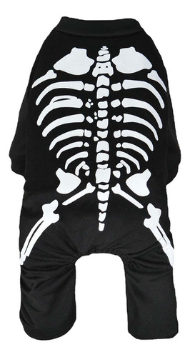 Accesorios De Disfraz De Esqueleto De Perro De Halloween Xl