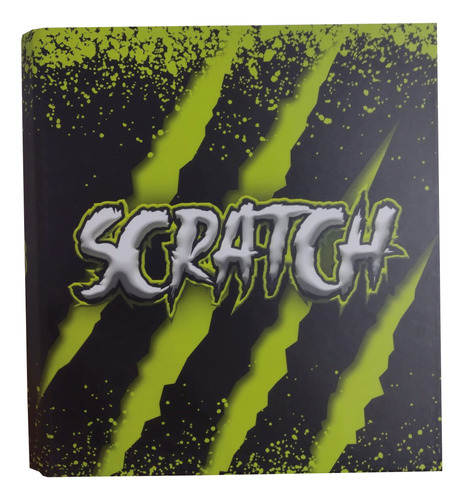 Carpeta Nº3 Escolar 3 Ganchos Pushed Scratch Rexon