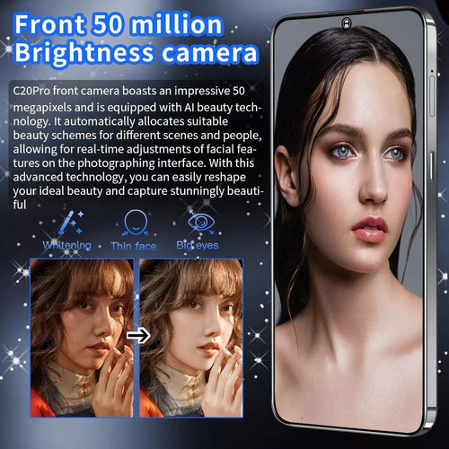 Smartphone Android Barato C20pro 7.3 16 Gb +