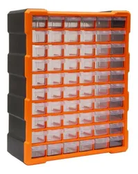 Comprar Caixa Organizadora Gigante C/ 60 Gavetas Para Mesa E Parede no Mercado Livre